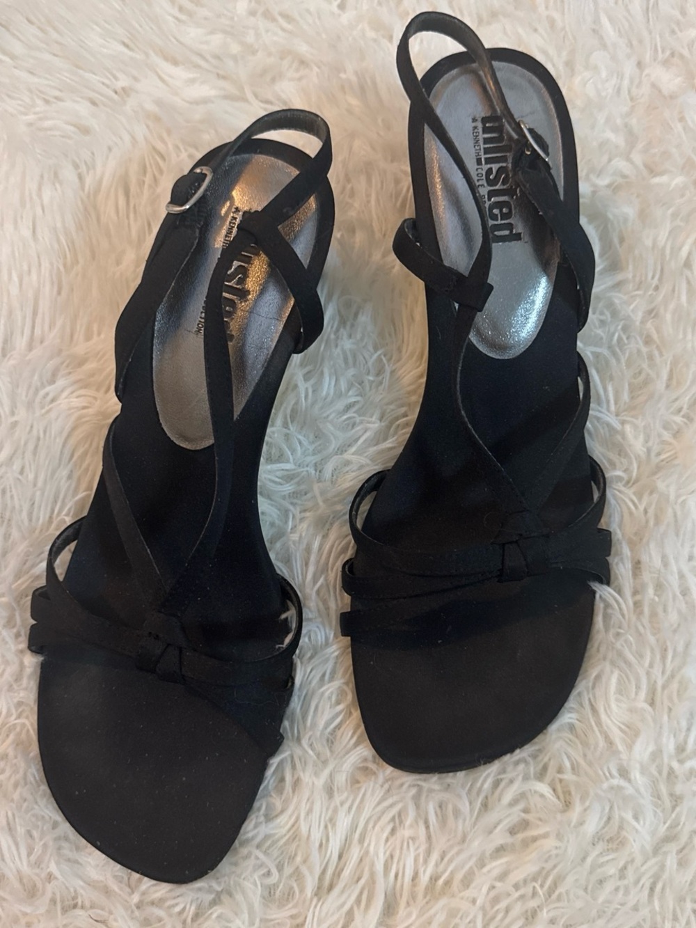 Unlisted strappy heels